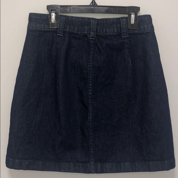 MADEWELL zip front detail denim skirt - Picture 6 of 7